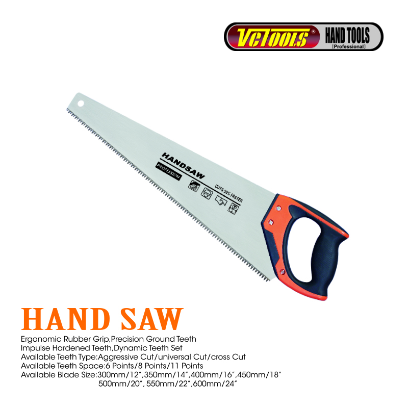 Ergonomic Hand Saw with Precision Ground Teeth