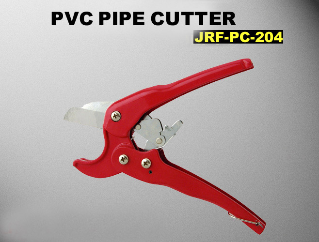 PVC Pipe Cutter with Ratchet Mechanism