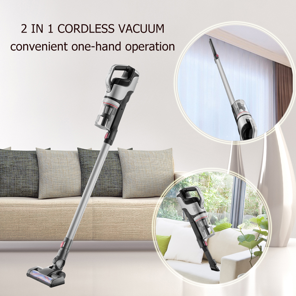 Vacuum cleaner in 2-in-1 configuration