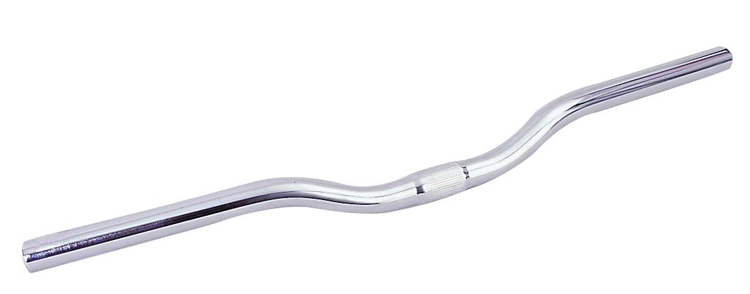 Curved Chrome Bicycle Handlebar