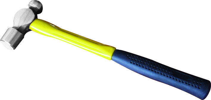 Fiberglass Handle Ball Pein Hammer - 1 lb