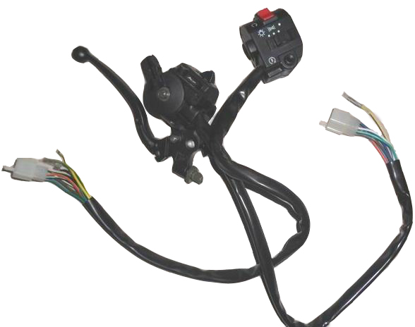 Motorcycle Handlebar Control Switch Assembly