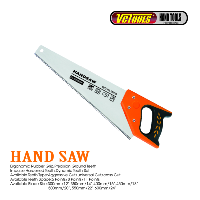 Professional Hand Saw with Rubber Grip