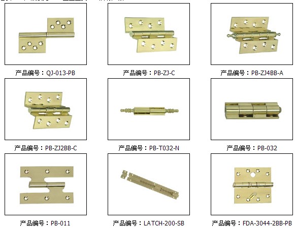 Hinges and Latches Assortment