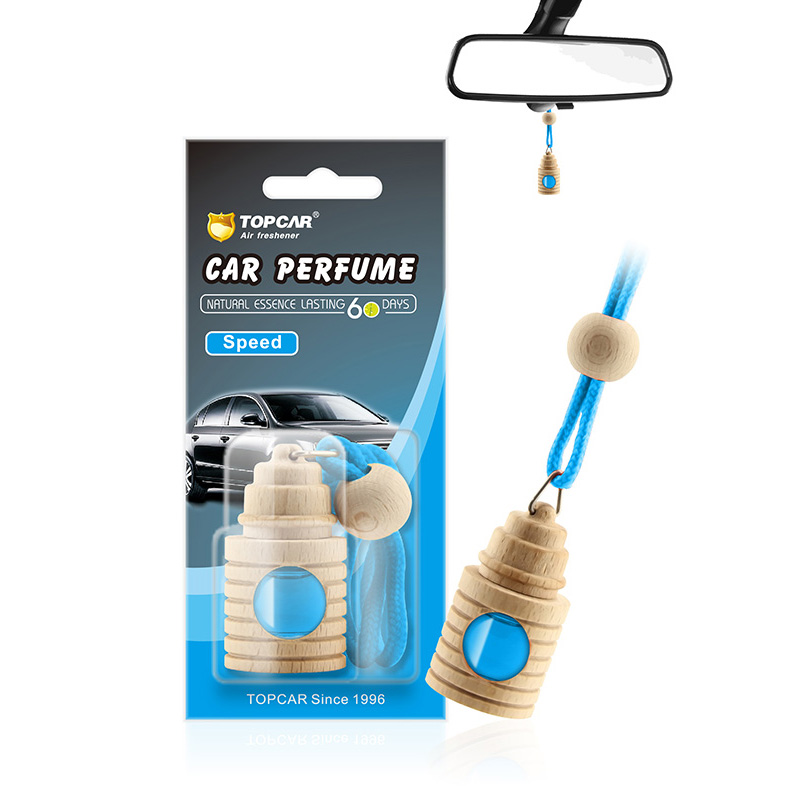 Hanging Car Air Freshener with Wooden Bead