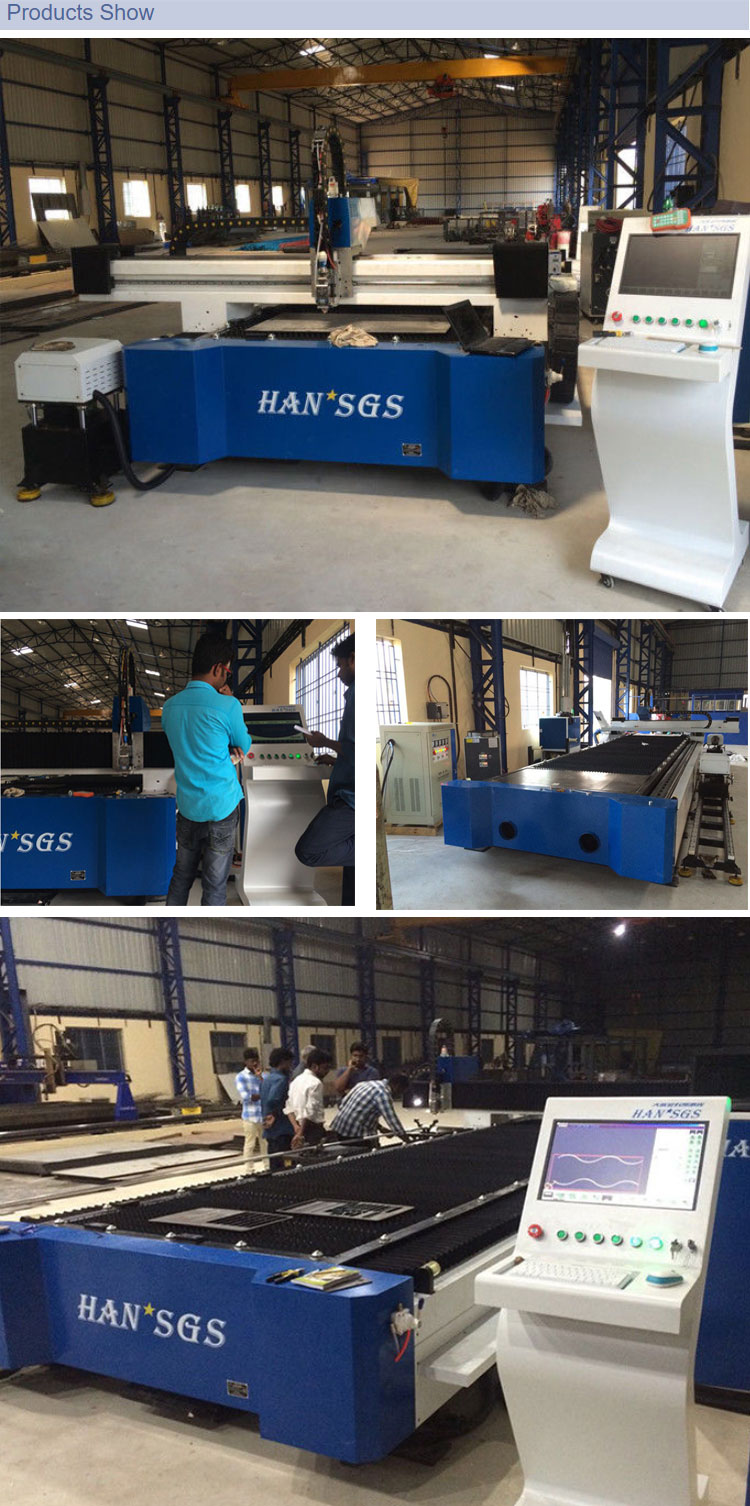 CNC Fiber Laser cutting machine in operation at a customer facility