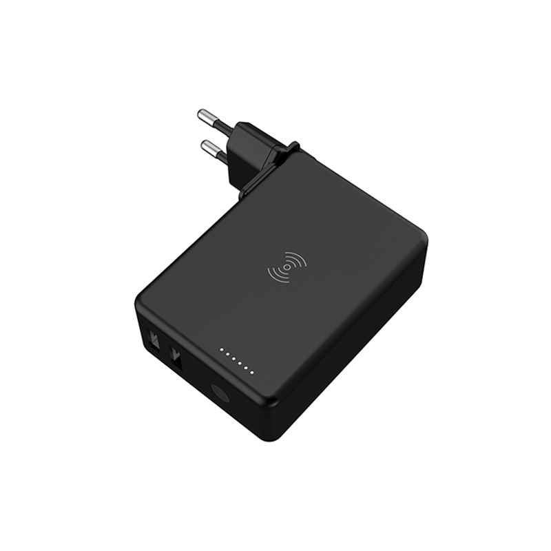 3-in-1 Portable Charger with 4500mAh Power Bank and Wireless Charging