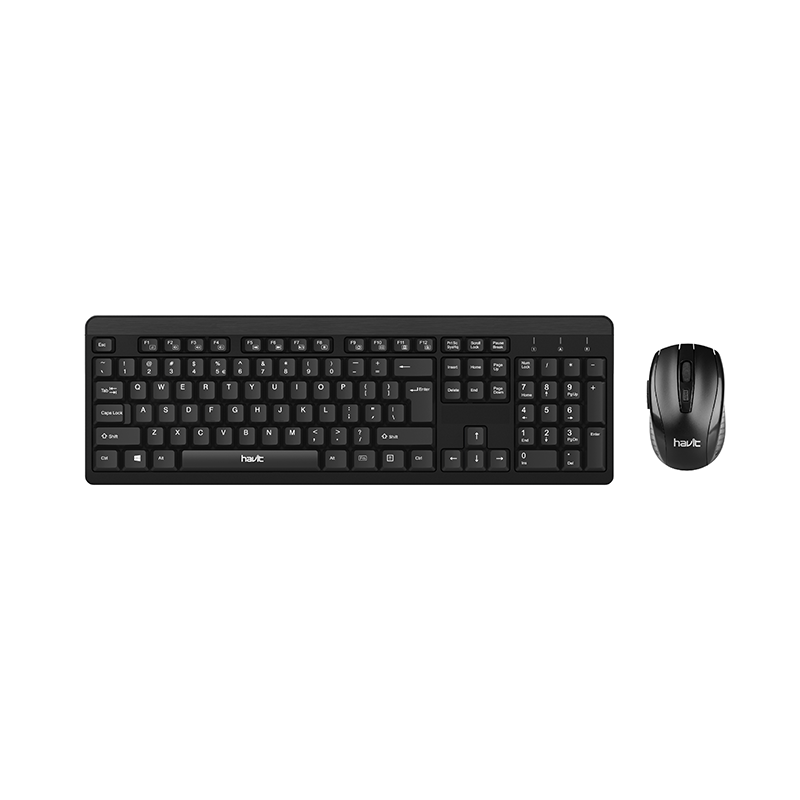 Havit KB260GCM 2.4GHz 104 keys wireless keyboard & 6 keys 800-1200-1600DPI both hands mouse kit - Image 2
