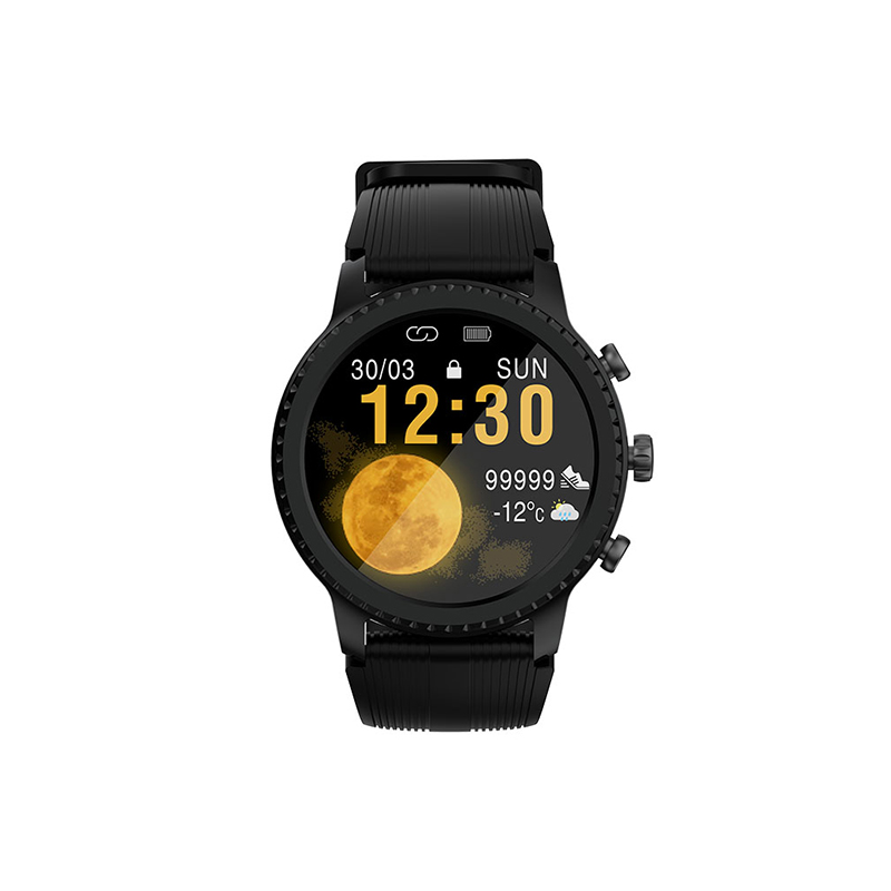 Full-Touch Screen 5ATM Waterproof Smartwatch with Wireless Charging