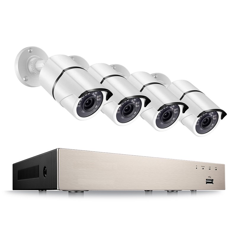 HD 5MP 2K 4 Channel CCTV POE IP Cameras NVR System CCTV IP Cameras kits - Image 3