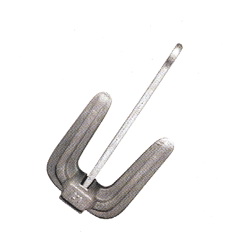 Galvanized Steel Hall Type Anchor for Marine Applications