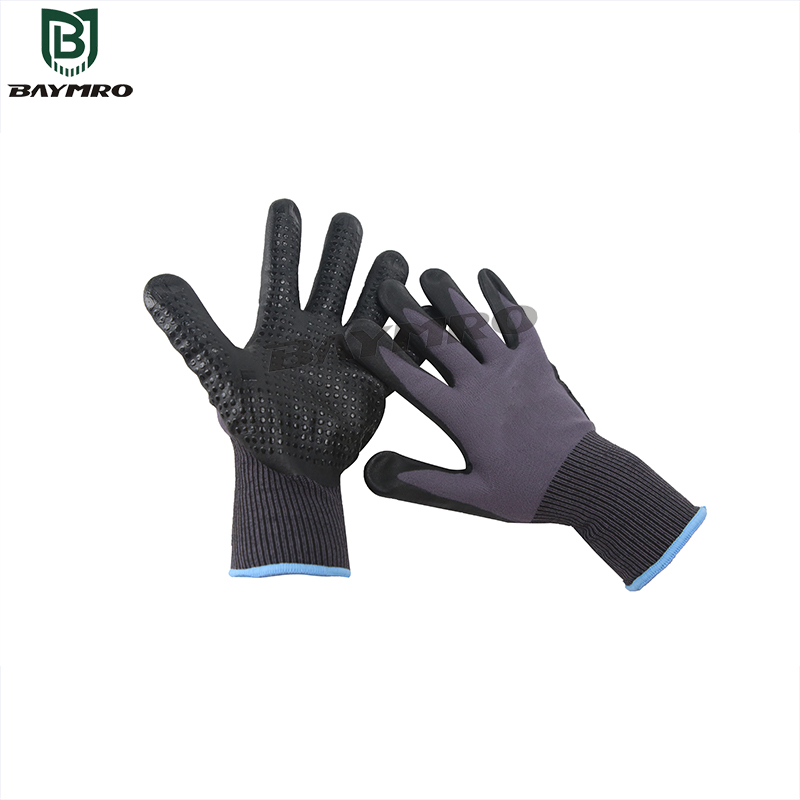 HDP1032DOTS - 15G Foam Nitrile Coating Gloves - HDP1032DOTS - Image 2