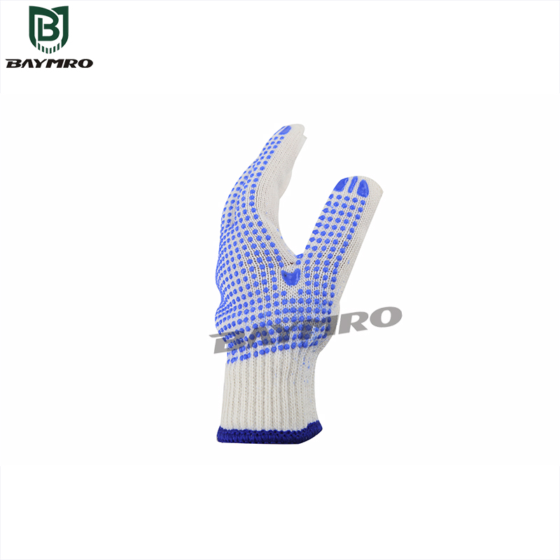 Knitted Work Gloves with Dotted Grip