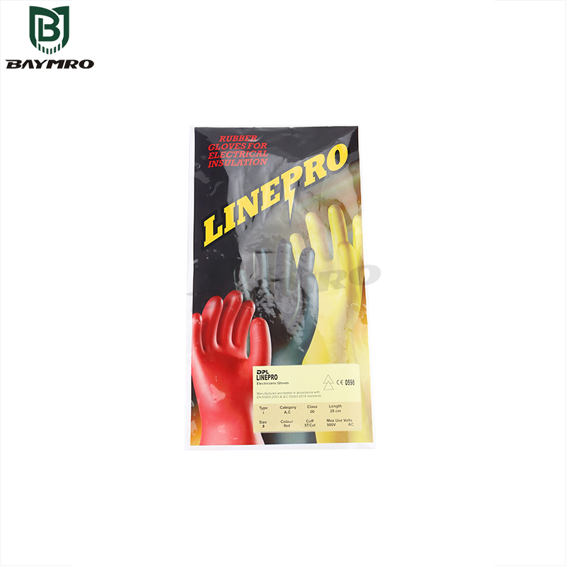 Class 00 Electrical Insulation Gloves - Latex, 500V