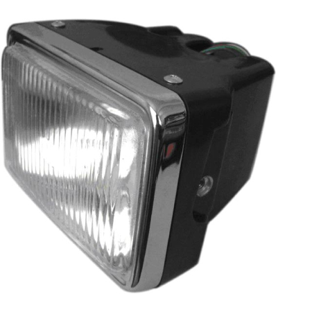 Motorcycle Headlight Assembly with Incandescent Bulb