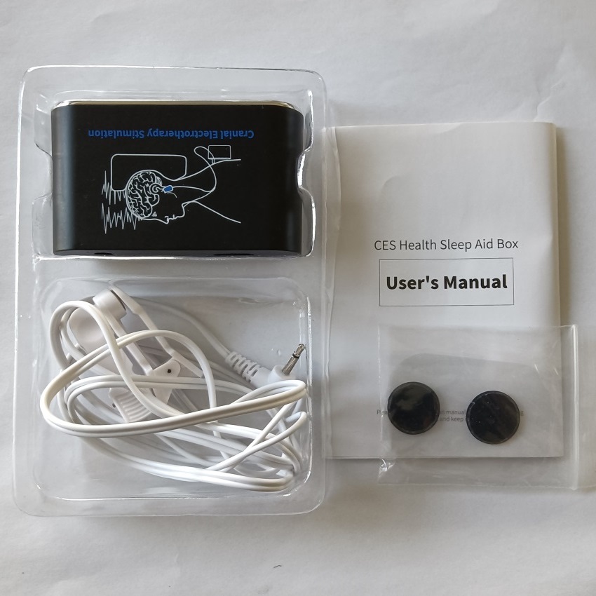 Cranial Electrotherapy Stimulation (CES) Device for Sleep Aid