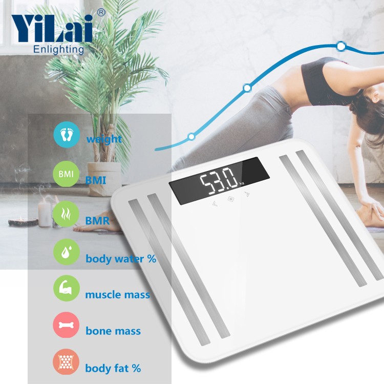 Heart Rate display 180kg/396lb/28st Big Display  Body Fat Scale - Image 2
