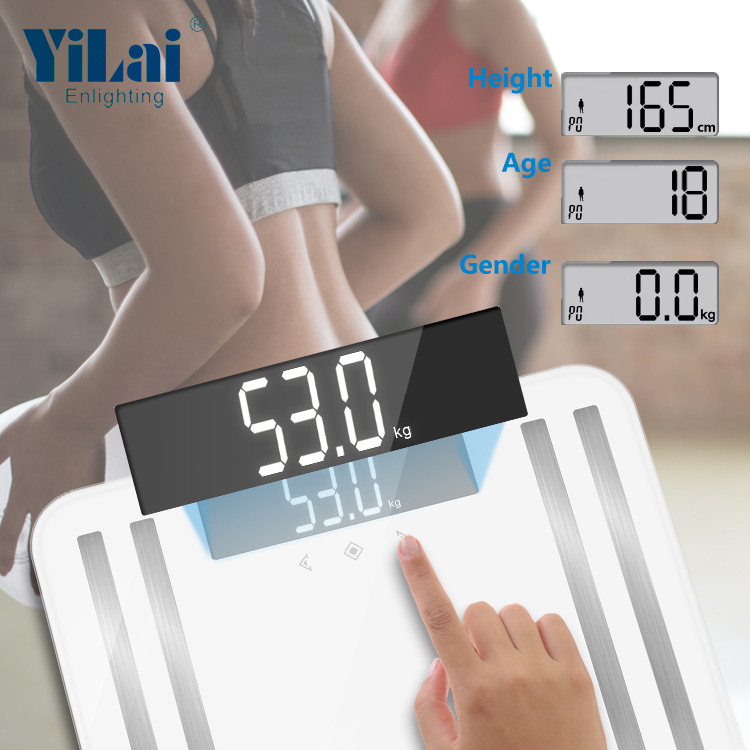 Digital Body Composition Analyzer with Heart Rate Monitor