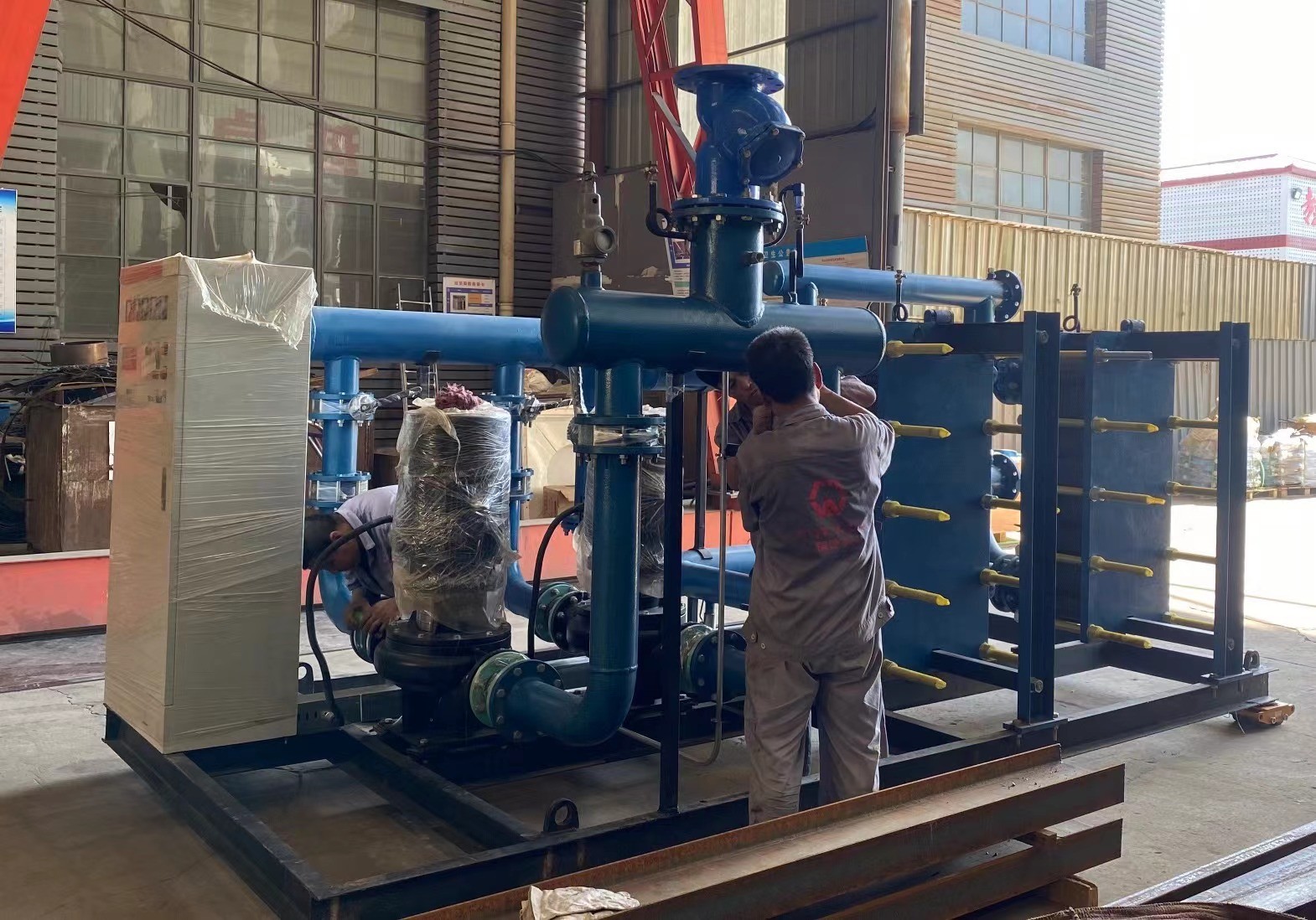 Industrial Heat Exchanger Unit