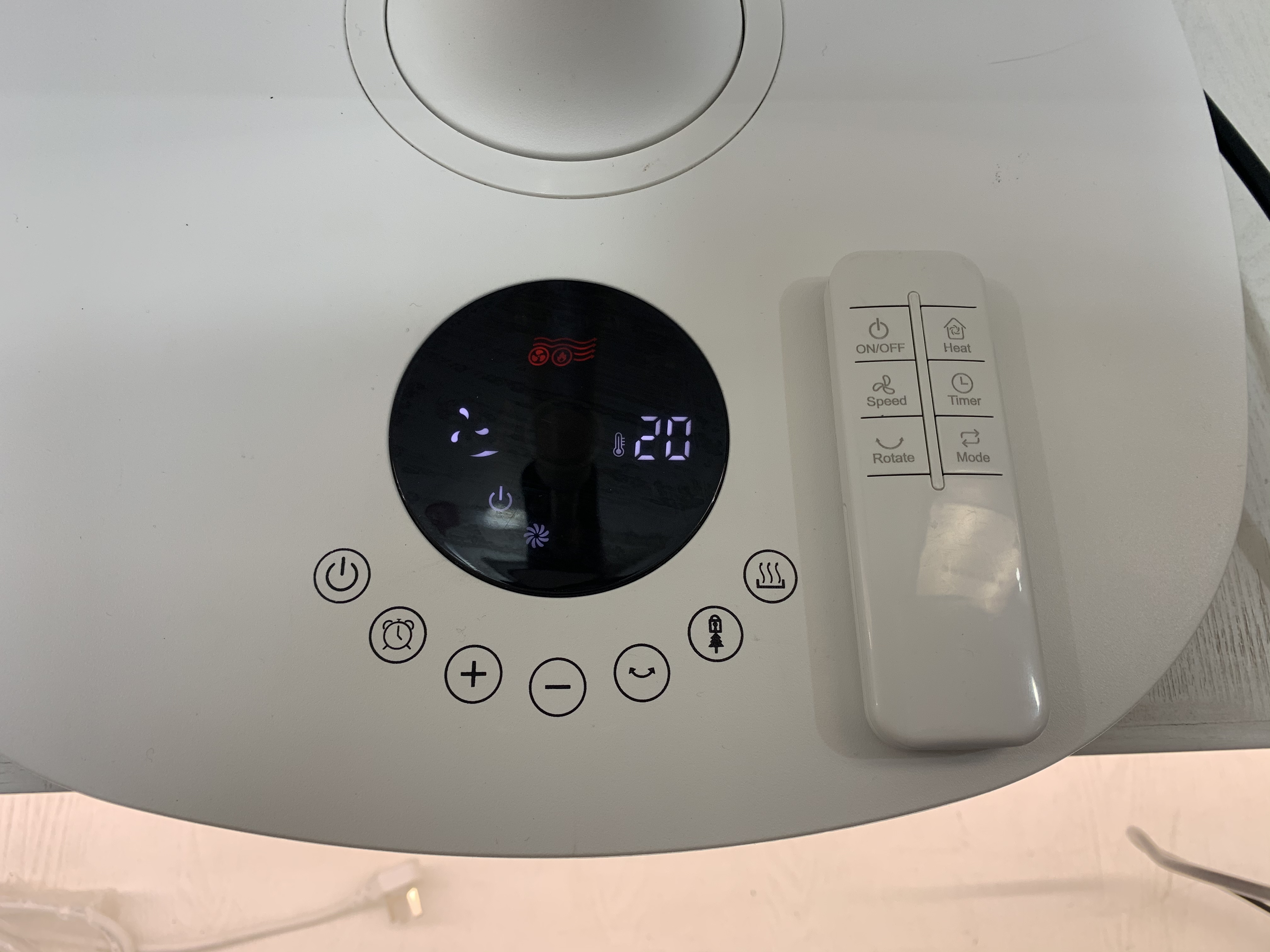 Bladeless Heating and Cooling Fan with Adjustable Settings
