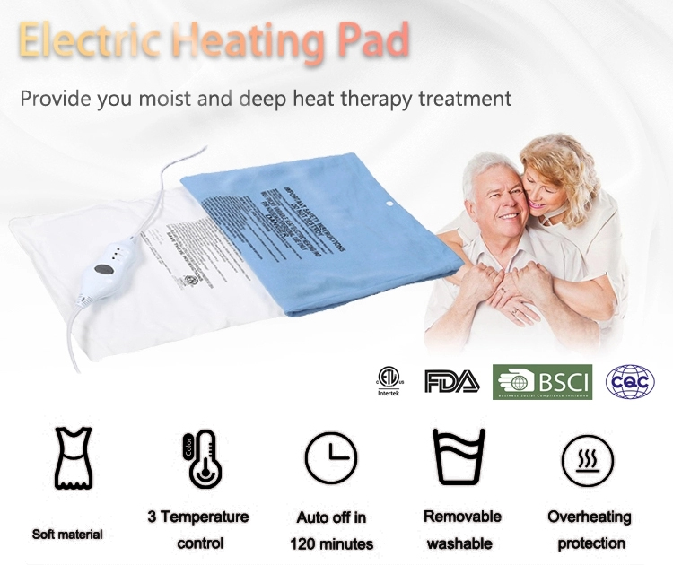 Electric Heating Pad with Fleece Cover