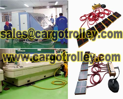 Heavy Duty Air Skates for Equipment Transport
