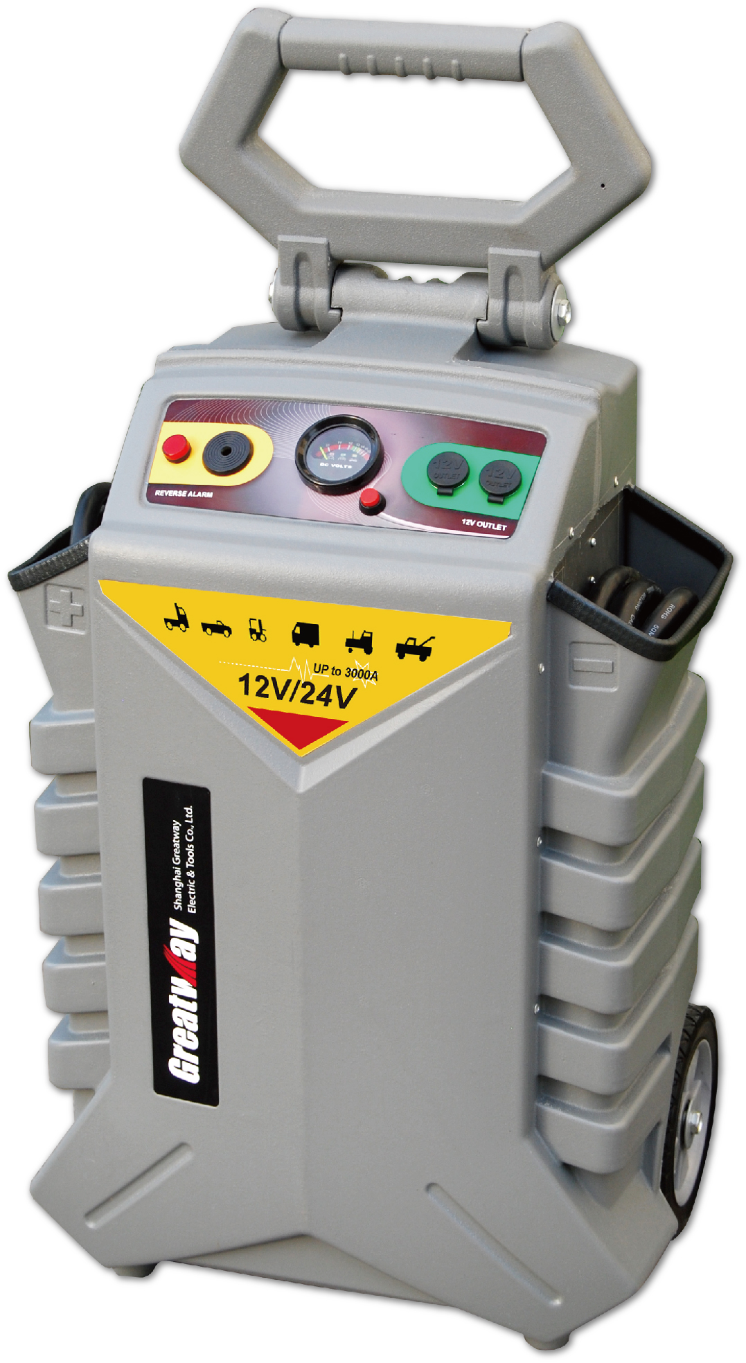 Heavy duty battery jump starter boost starter power pack - Image 3