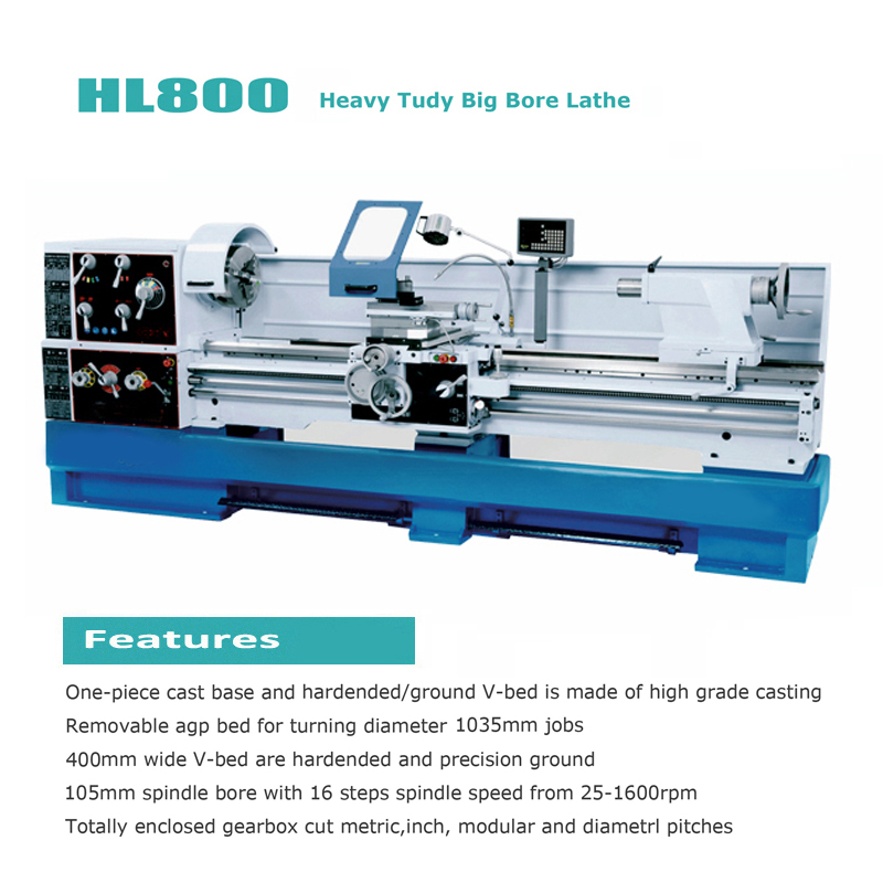 Heavy Duty Big Bore Lathe - Image 2