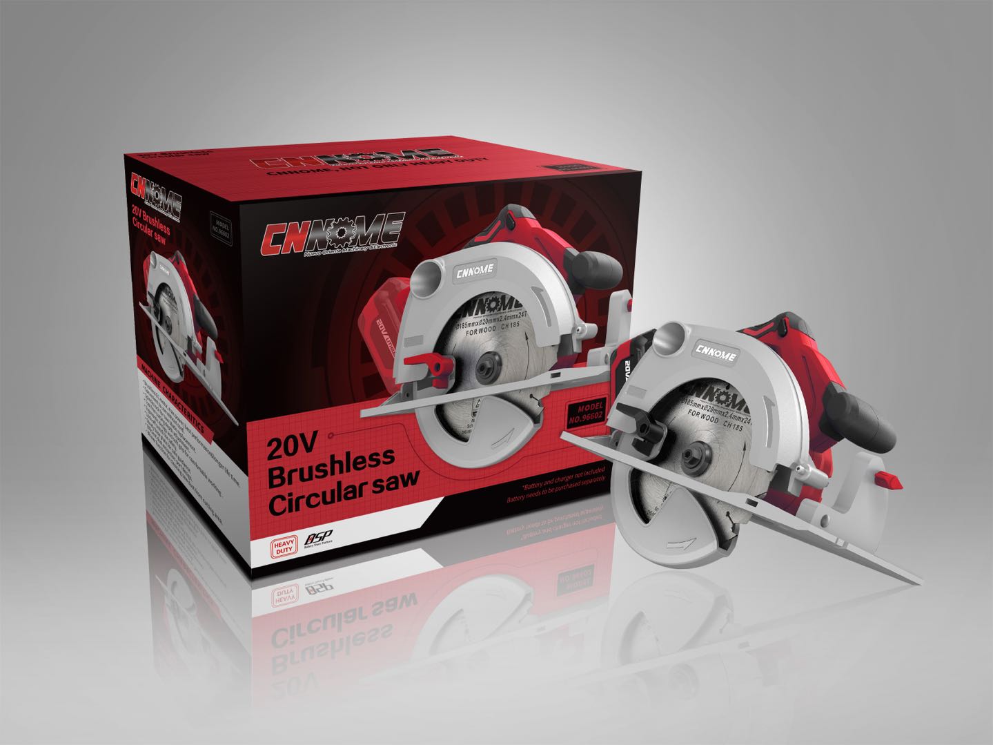 Heavy Duty Cordless 20V Brushless Circular Saw Power - Image 2