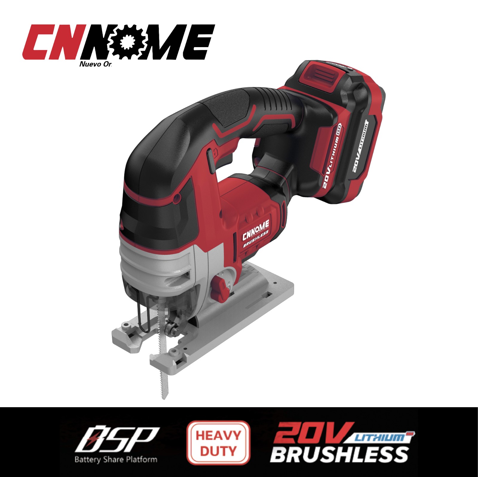 Heavy Duty Cordless 20V Brushless Jig Saw - Image 3