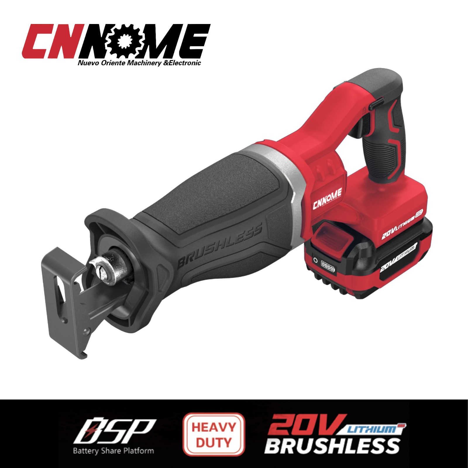 Heavy Duty Cordless 20V Brushless Reciprocating Saw - Image 3