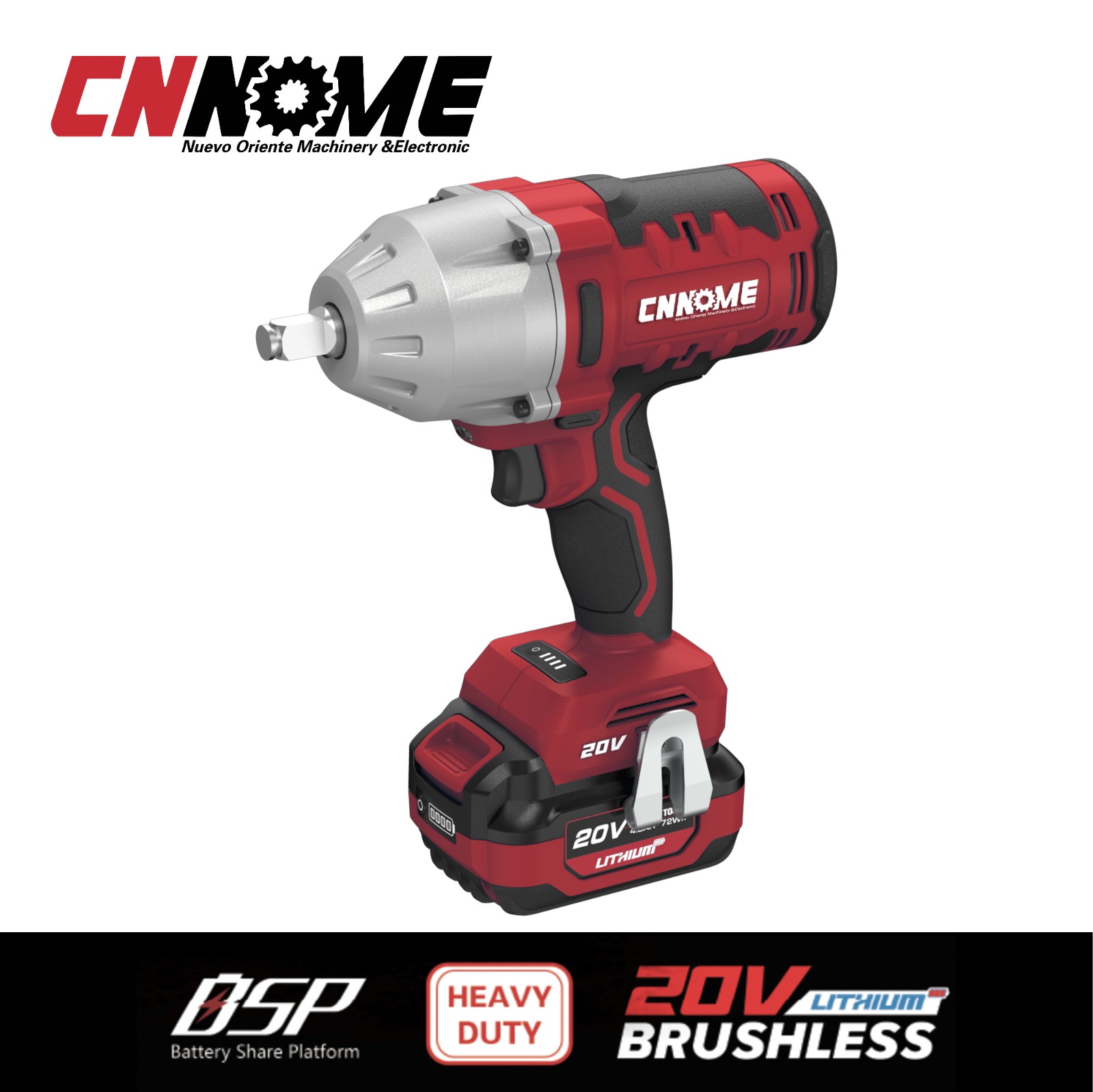 Heavy Duty Cordless 20V Brushless Super Torque 1000nm Impact Wrench - Image 3