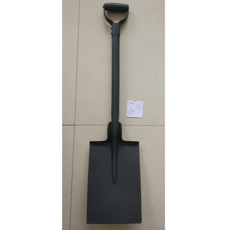 Heavy Duty Flat Shovel with D-Grip Handle