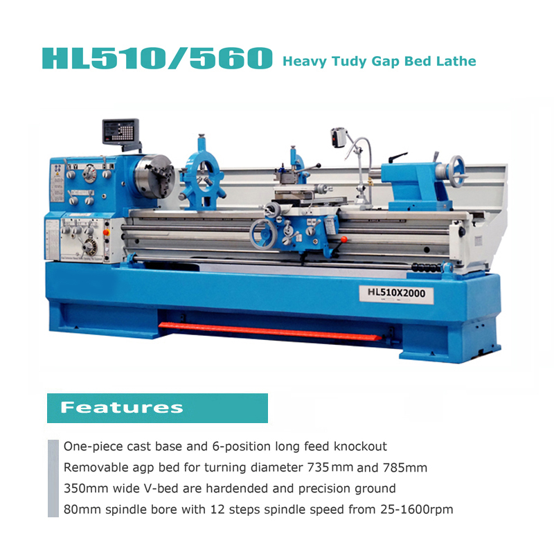 Heavy Duty Gap Bed Lathe - Image 2