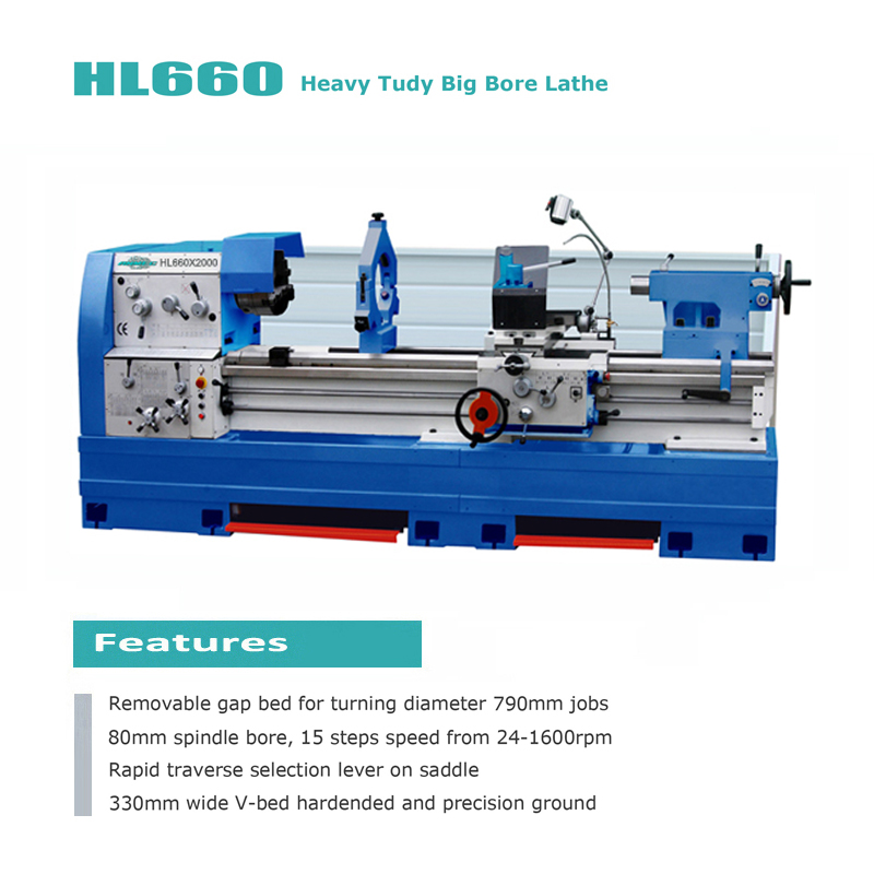 Heavy Duty Gap Bed Lathe - Image 2