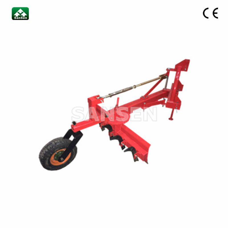 Heavy duty grader blade with rippers and rear support wheel - Image 3