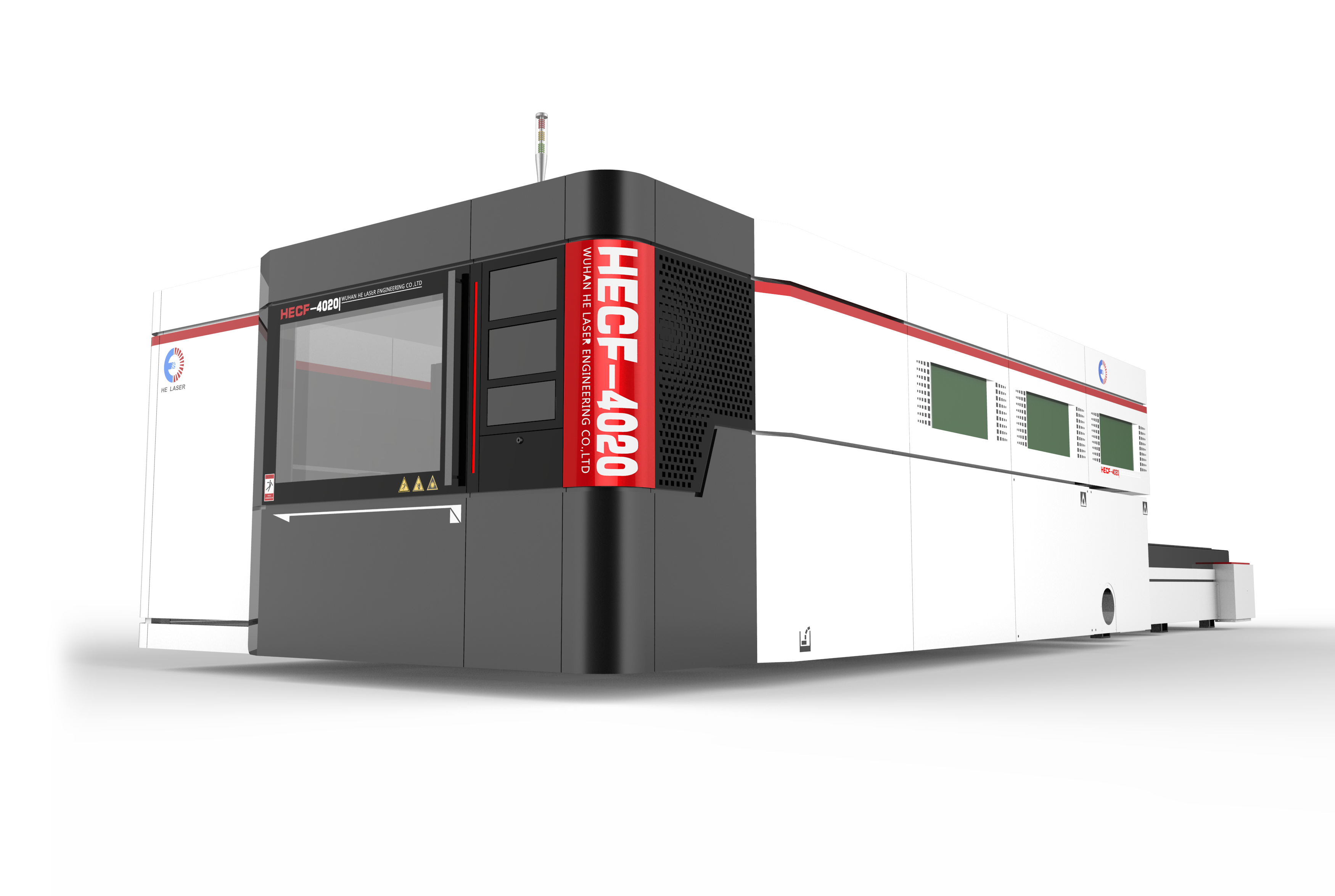 High Power Fiber Laser Cutting Machine with Switching System