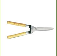 Hedge Shears with Wooden Handles