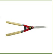 Manual Hedge Shears with Wooden Handles