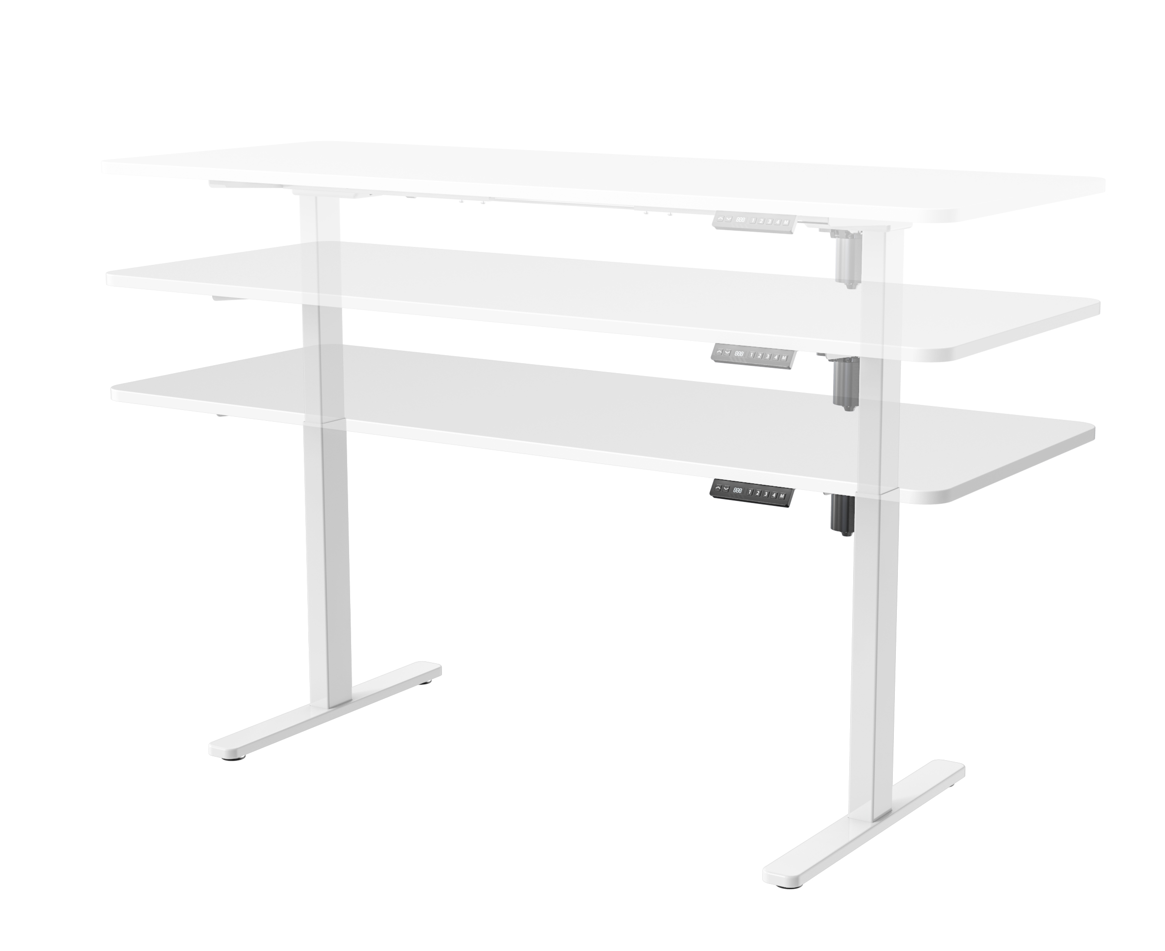 Height Adjustable Economic sit to stand desk adjustable desk VM-GHED121D-2 - Image 2