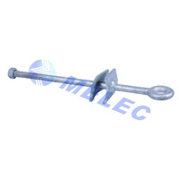 Hot-Dip Galvanized Steel Aerial Cable Hook