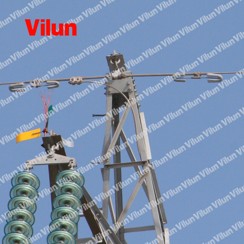 Helical Suspension clamp for OPGW fiber optical cables - Image 2