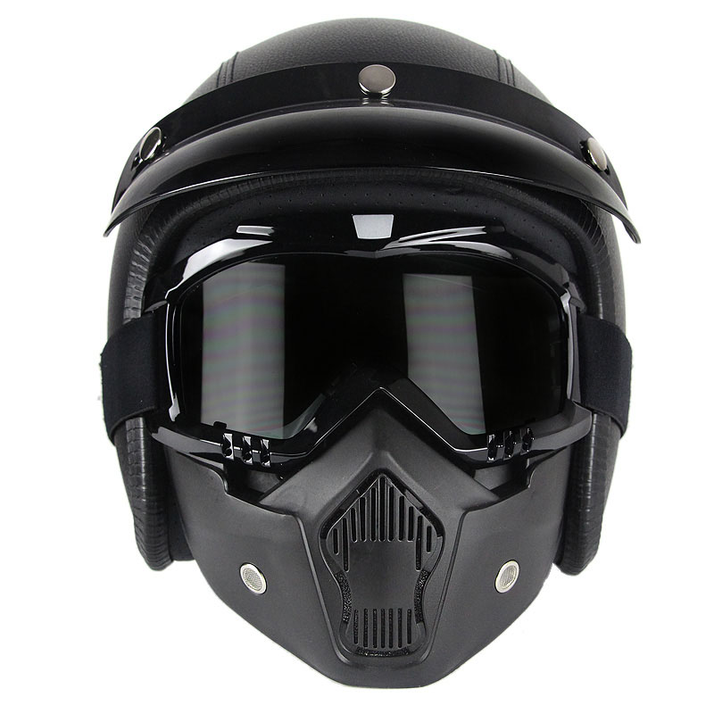 Retro Style Motorcycle Helmet