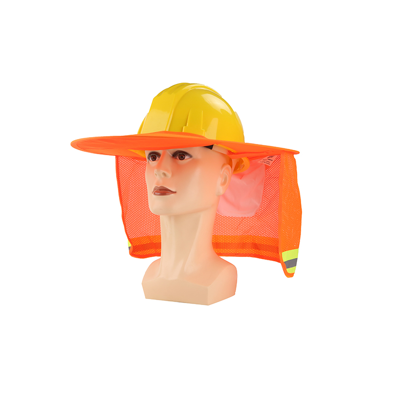 Hard Hat Visor with Neck Shade