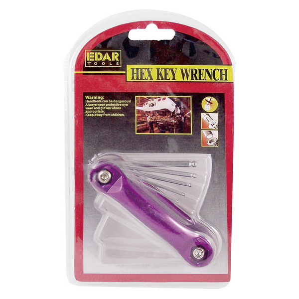 Folding Hex Key Wrench Set