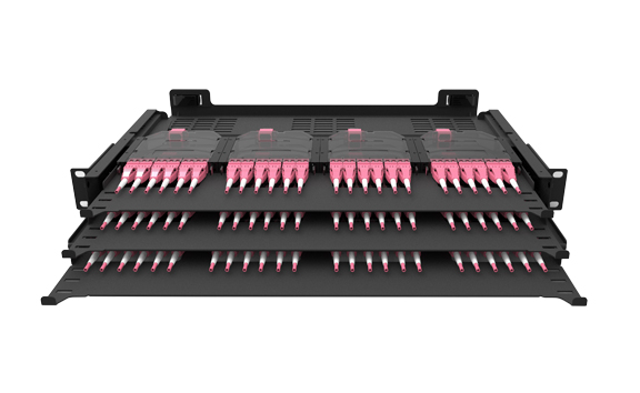 High Density Fiber Optic MPO Patch Panel