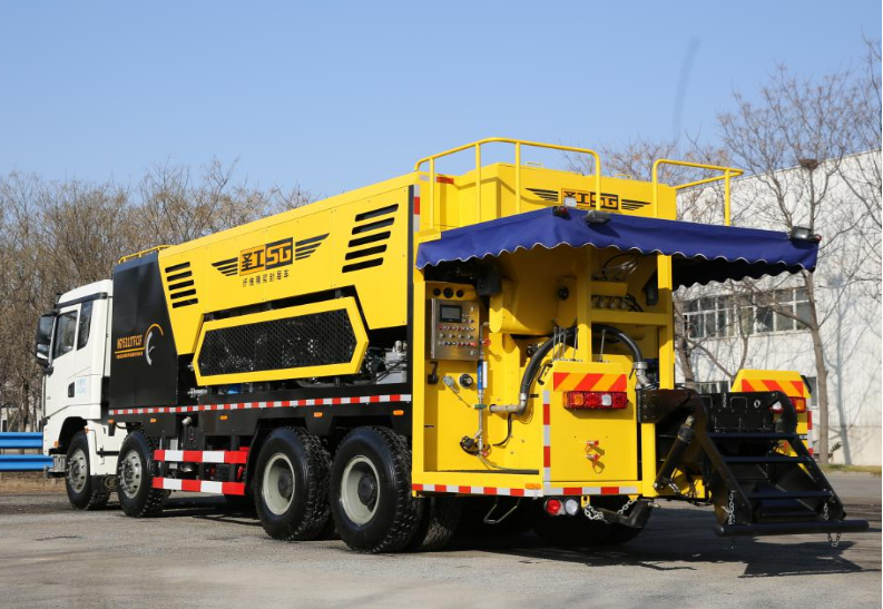 Fiber Slurry Micro Surfacing Paver