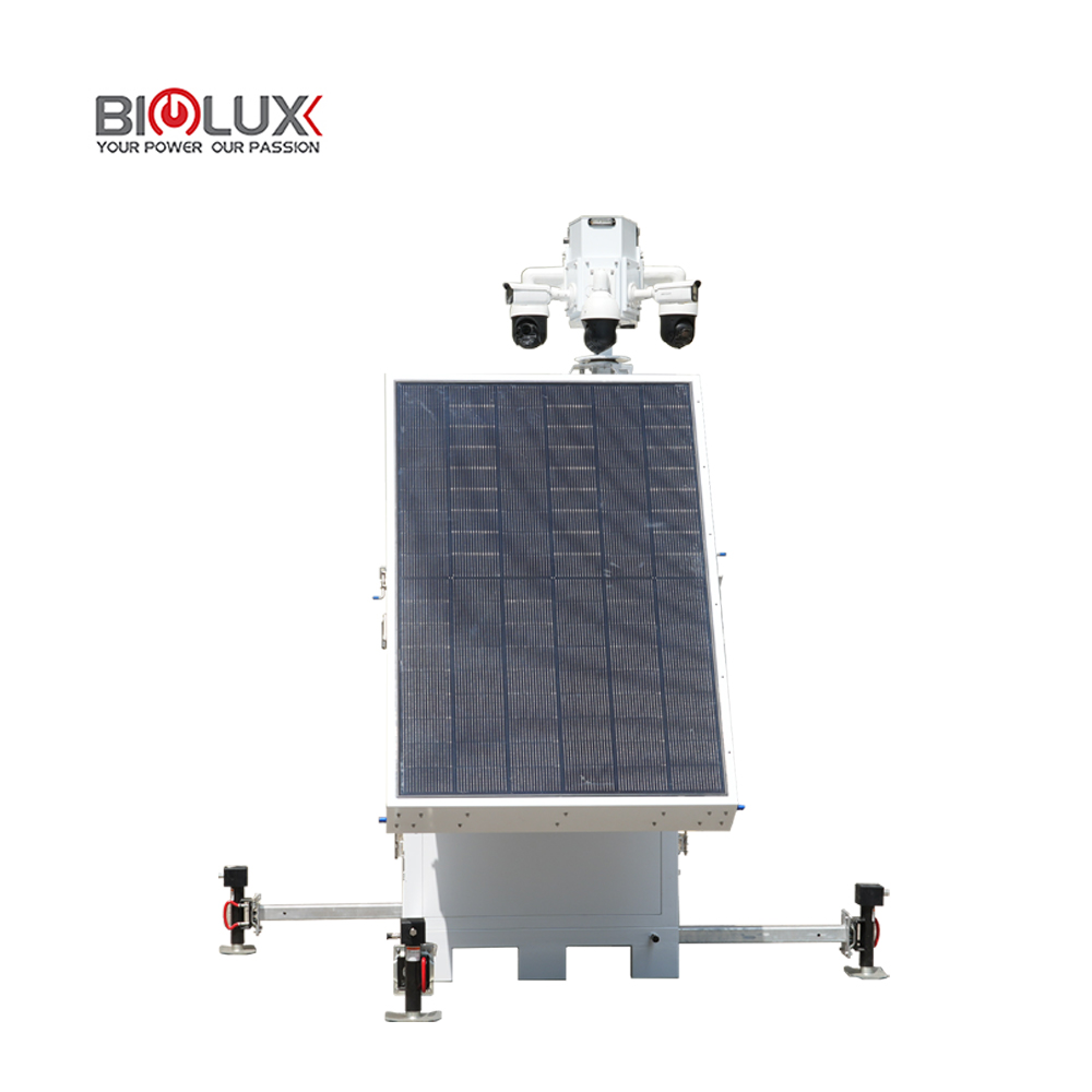 HiCUBE Mobile Solar Surveillance Tower with 7m Electric Mast for Outdoors Security - Image 2