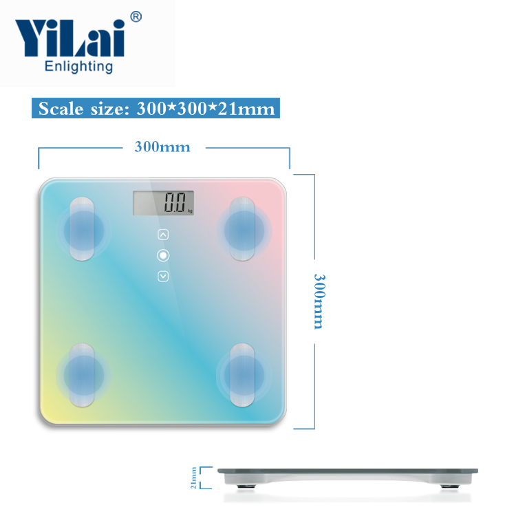 High accurate cosmetic battern body composition BMI scale body fat measurement scale - Image 3