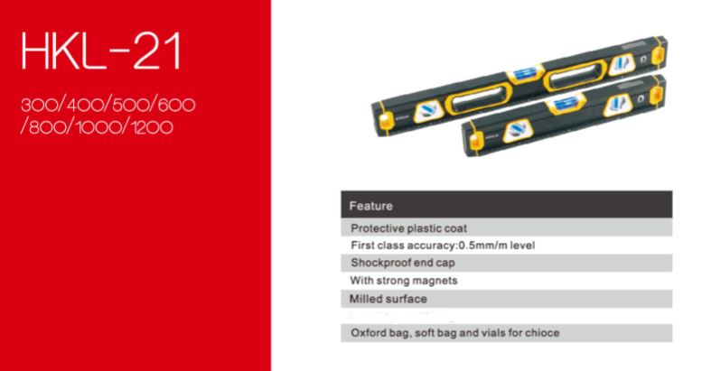 High Accuracy Spirit Level with Milled Surface